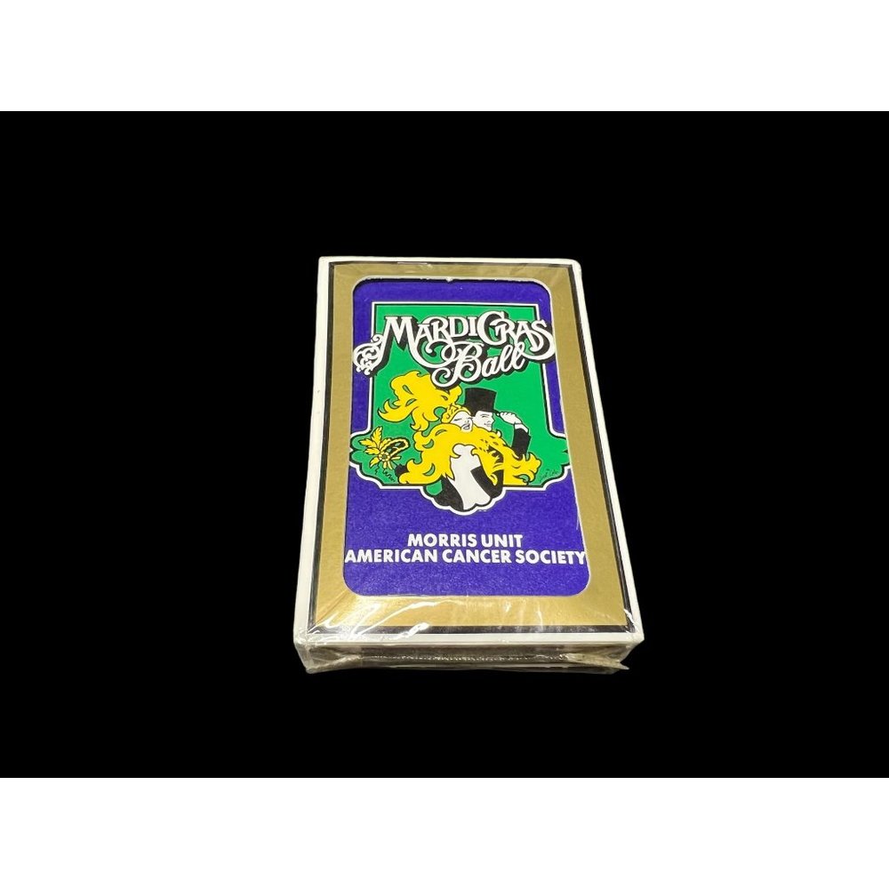 Vintage Mardi Gras Ball Gemaco Deck Cards American Cancer Society NEW NOS